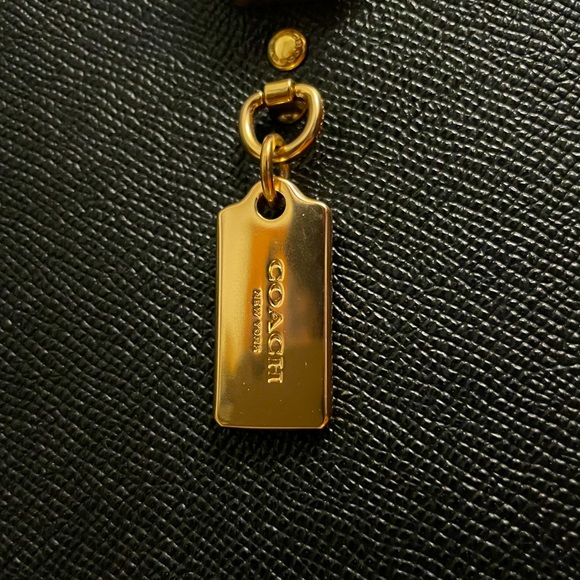 Beautiful Black and Gold Coach Bag Crossbody - Picture 8 of 11